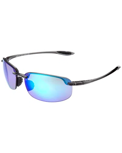 Maui Jim Men's Mj0407s 64mm Polarized Sunglasses In Gray