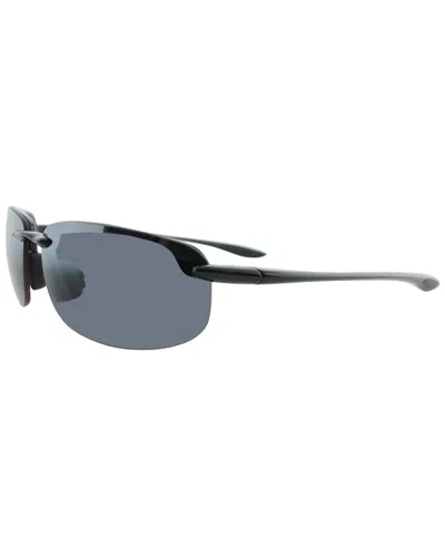 Maui Jim Men's Mj0407sa 64mm Polarized Sunglasses In Black