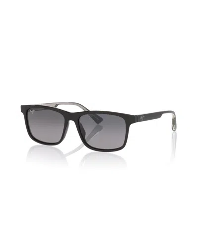 Maui Jim Men's Okina Polarized Sunglasses, Mj000850 In Black