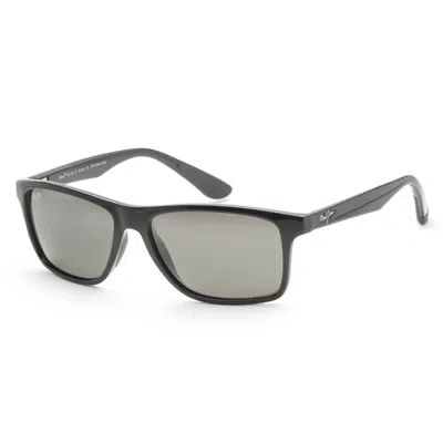 Maui Jim Men's Onshore 58 Mm Black Sunglasses