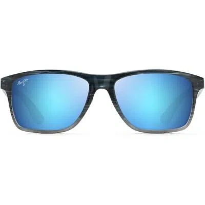 Pre-owned Maui Jim Men's Onshore Sunglasses, Large In Black