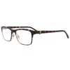Maui Jim 51mm Rectangular Optical Glasses In Brown