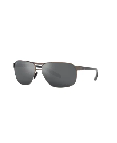 Maui Jim Men's Polarized Sunglasses, The Bird 62 In Gunmetal