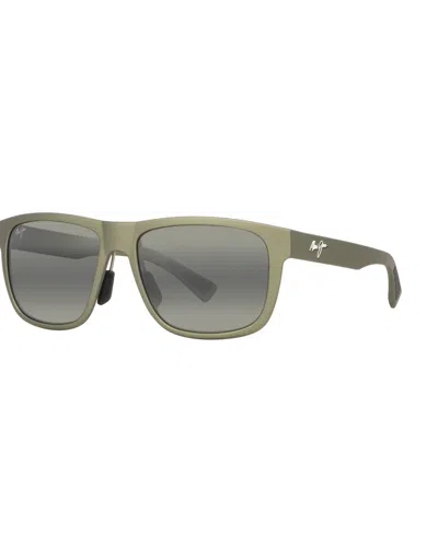 Maui Jim Men's Puakea Polarized Sunglasses, Mj000786 In Gray Green