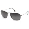 Maui Jim Men's 59mm Silver Sunglasses In Gray