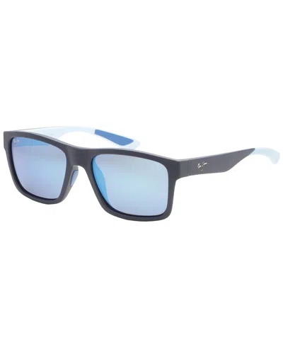 Maui Jim Men's The Flats 57mm Sunglasses In Black