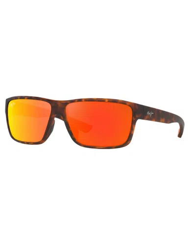 Maui Jim Men's Uila Polarized Sunglasses, Mj000785 In Tortoise Matte