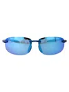 Maui Jim Metal Matte Blue Nylon Sunglasses In Blue
