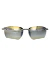 Maui Jim Metal Matte Grey Plastic Sunglasses In Gray