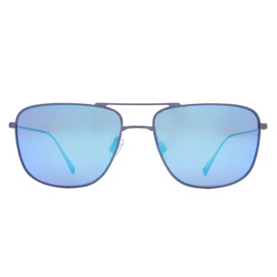 Maui Jim Mikioi Blue Hawaii Navigator Unisex Sunglasses B887-03 56 In Multi