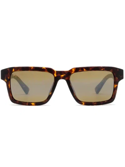 MAUI JIM SQUARE-FRAME SUNGLASSES 