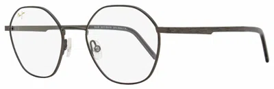 Maui Jim Mjo2128 Hexagonal Metal Eyeglasses In Black