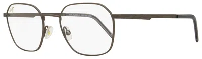 Maui Jim Mjo2147 Metal Rectangular Eyeglasses In Brown