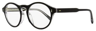 Maui Jim Mjo2232 Oval Acetate Eyeglasses In Black