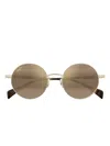 Maui Jim Mokupuni Round Sunglasses In Brown