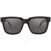 Maui Jim Mongoose Neutral Grey Square Unisex Sunglasses 540-02utd 54 In Black / Grey