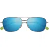 Maui Jim Naauao 58mm Polarizedplus2® Aviator Sunglasses
