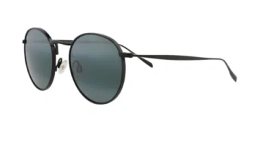 Pre-owned Maui Jim Nautilus Black Titanium Polarized Black Lens Sunglass 544n-2m In Gray