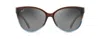 Maui Jim 'olu 'olu Cat Eye Polarized Sunglasses In Multi