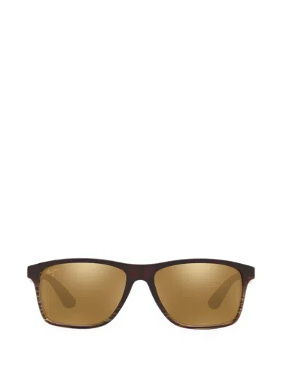 Maui Jim Onshore Rectangle-frame Sunglasses In Brown