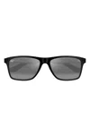 Maui Jim Pulama Neutral Grey Rectangular Unisex Sunglasses 618-02 59 In Black