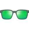 Maui Jim Opiopio Af 54mm Polarizedplus2® Rectangular Sunglasses In Green
