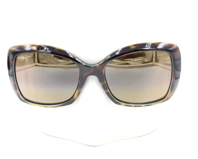Pre-owned Maui Jim Orchid Tortoise Peacock Women Sunglasses H735-10p $279 In Hcl Bronze