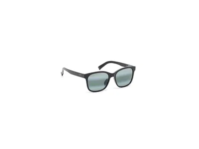 Maui Jim Owelo Fashion Sunglasses Shiny Black/neutral Grey Polarized: One Size
