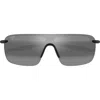 Maui Jim Palulu 99mm Polarizedplus2® Shield Sunglasses In Blue