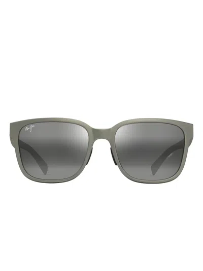 Maui Jim Paulele Af Square Sunglasses In Gray