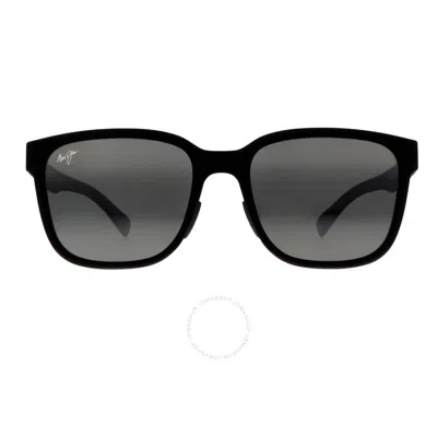 Maui Jim Paulele Neutral Grey Square Unisex Sunglasses 660-02 57
