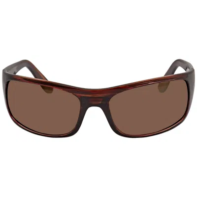 MAUI JIM PEAHI HCL BRONZE RECTANGULAR UNISEX SUNGLASSES H202-10 65