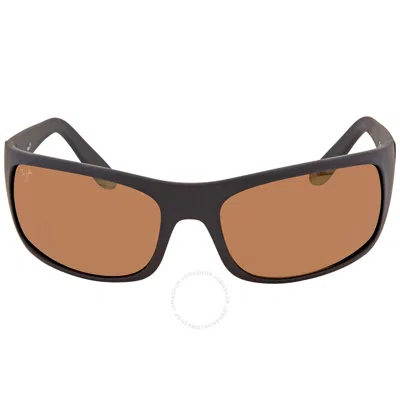Maui Jim Peahi Hcl Bronze Wrap Unisex Sunglasses H202-2m 65 In Brown