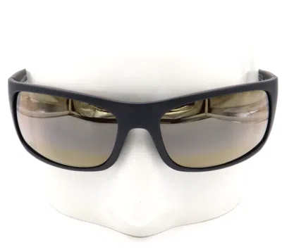 Pre-owned Maui Jim Peahi Matte Black Wrap Bronze Rx. 65mm Sunglasses H202-2m $279 In Gold