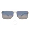 Maui Jim Piha Dual Mirror Blue To Silver Navigator Men's Sunglasses Dbs621-17 60