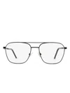 Maui Jim Unisex Pilot Eyeglasses Mjo2143 02 Black 55mm In Schwarz