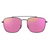 Maui Jim Piwai Maui Sunrise Navigator Ladies Sunglasses P645-02a 58 In Pink