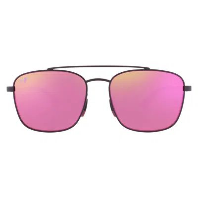 Maui Jim Piwai Maui Sunrise Navigator Ladies Sunglasses P645-02a 58 In Pink