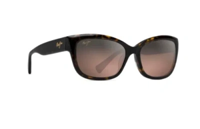 Pre-owned Maui Jim Plumeria Mjrs768 10 (plumeria) Brown Tortoise Sunglasses In Pink