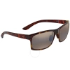 MAUI JIM MAUI JIM POKOWAI ARCH HCL BRONZE RECTANGULAR SUNGLASSES H439-15T 58