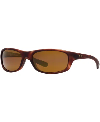 Maui Jim Polarized Kipahulu Polarized Sunglasses , 279 In Tortoise Matte,bronze Mir Pol