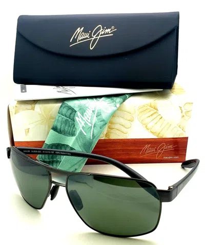 Pre-owned Maui Jim Polarized  The Bird Sunglasses Mj 835-02c Gunmetal Frame Grey Lenses In Gray