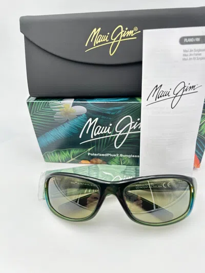 Pre-owned Maui Jim Polarized Sunglasses Mj 279 71 Kipahulu Marlin Maui Ht In Maui Ht Green