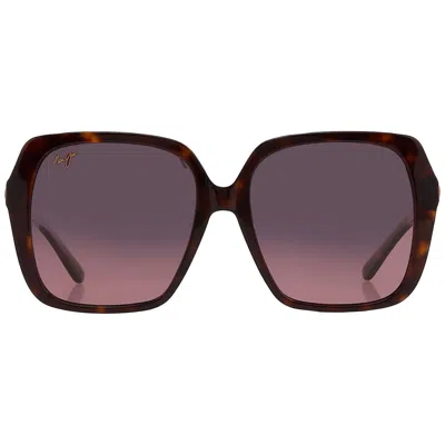 Maui Jim Poolside Maui Rose Square Ladies Sunglasses Rs838-10 55 In Multi