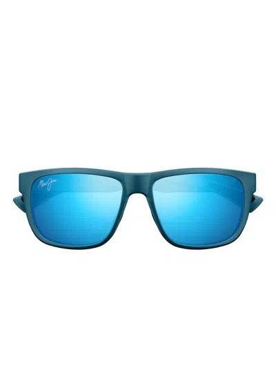 Maui Jim Puakea Square-frame Sunglasses In Blue