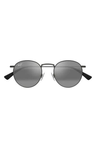Maui Jim Pukaua 50mm Small Polarized Round Sunglasses