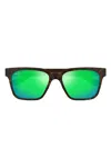 Maui Jim Punikai Tortoiseshell Square Sunglasses In Brown