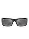 Maui Jim Rectangle-frame Sunglasses In Black