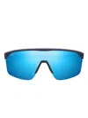 Maui Jim Rectangle Frame Sunglasses In Black