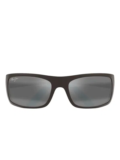 Maui Jim Rectangle Sunglasses In Brown
